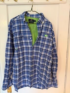 Vineyard Vines Blue Plaid Harbor Shirt
